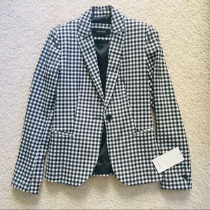 Zara gingham blazer, XS